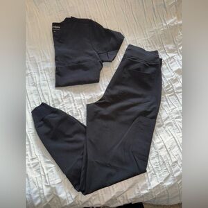 Mandala Black Scrub Set
